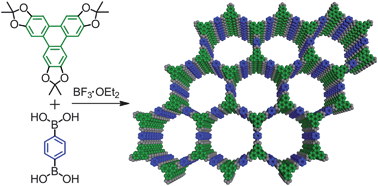 Graphical abstract: A mechanistic study of Lewis acid-catalyzed covalent organic framework formation