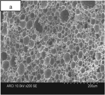 Graphical abstract: Bicontinuous highly cross-linked poly(acrylamide-co-ethyleneglycol dimethacrylate) porous materials synthesized within high internal phase emulsions