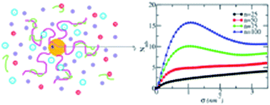 Graphical abstract: Loading oligonucleotides on a nanoparticle regulated by a grafted polyethylenimine layer