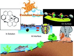 Graphical abstract: Evolution of molecular machines: from solution to soft matter interface