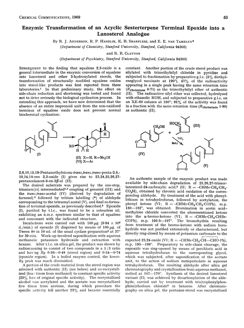 Enzymic transformation of an acyclic sesterterpene terminal epoxide into a lanosterol analogue