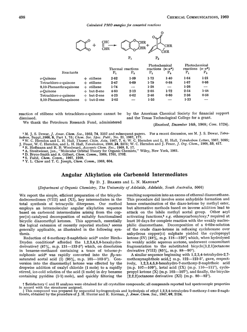 Angular alkylation via carbenoid intermediates