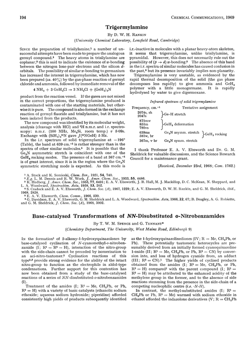 Trigermylamine
