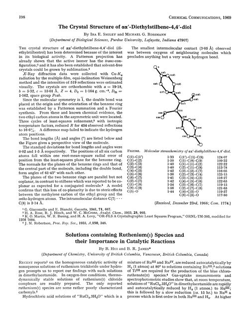 The crystal structure of αα′-diethylstilbene-4,4′-diol