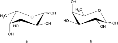 Graphical abstract: Determination of l- and d-fucose using amperometric electrodes based on diamond paste