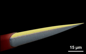 Graphical abstract: Transport of redox probes through single pores measured by scanning electrochemical-scanning ion conductance microscopy (SECM-SICM)