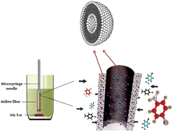 Graphical abstract: Development of a new and environment friendly hollow fiber-supported liquid phase microextraction using vesicular aggregate-based supramolecular solvent