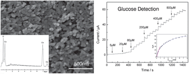 Graphical abstract: Metal–organic framework templated synthesis of Co3O4 nanoparticles for direct glucose and H2O2 detection