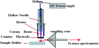 Graphical abstract: Detection of intermediates in Leuckart reaction by desorption corona beam ionization ambient mass spectrometry