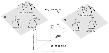 Graphical abstract: A well-defined mesoporous amine silica surface via a selective treatment of SBA-15 with ammonia