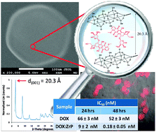 Graphical abstract: Zirconium phosphate nano-platelets: a novel platform for drug delivery in cancer therapy