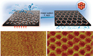 Graphical abstract: Construction and repair of highly ordered 2D covalent networks by chemical equilibrium regulation