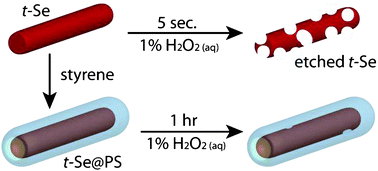 Graphical abstract: Synthesis of selenium nano-composite (t-Se@PS) by surface initiated atom transfer radical polymerization