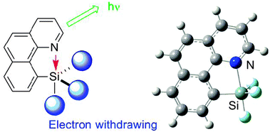 Graphical abstract: Synthesis of benzo[h]quinoline-based neutral pentacoordinate organosilicon complexes