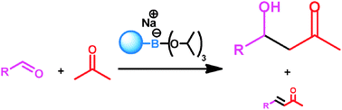 Graphical abstract: Aldol reactions mediated by a tetrahedral boronate