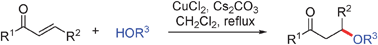 Graphical abstract: Efficient copper-catalyzed Michael addition of acrylic derivatives with primary alcohols in the presence of base