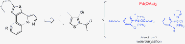 Graphical abstract: Direct access to pyrazolo(benzo)thienoquinolines. Highly effective palladium catalysts for the intramolecular C–H heteroarylation of arenes