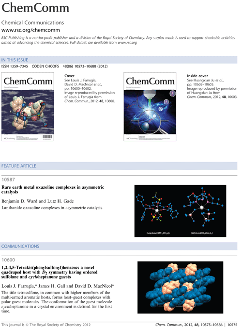 Contents list