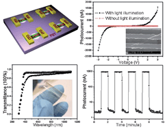 Graphical abstract: Transparent and flexible selenium nanobelt-based visible light photodetector