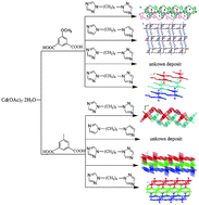 Graphical abstract: Construction of Cd(ii) coordination polymers based on R-isophthalate (R = –CH3 or –OCH3) and flexible N-donor co-ligands: Syntheses, structures and photoluminescence