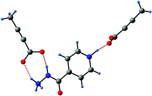 Graphical abstract: Stoichiometric variation in two molecular salts of the anti-tuberculosis drug isoniazid with 2-butynoic acid