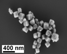 Graphical abstract: Novel SrTi1−xFexO3 nanocubes synthesized by microwave-assisted hydrothermal method