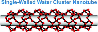 Graphical abstract: Unsupported single-walled water cluster nanotube: A novel hydrogen bonding pattern for water organization