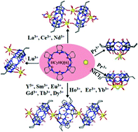 Graphical abstract: Macrocycle-based metal ion complexation: a study of the lanthanide contraction effect towards hexacyclohexanocucurbit[6]uil