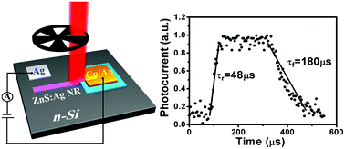 Graphical abstract: High-speed ultraviolet-visible-near infrared photodiodes based on p-ZnS nanoribbon–n-silicon heterojunction