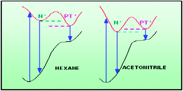 Graphical abstract: The impact of solvent polarity on intramolecular proton and electron transfer in 2-alkylamino-4-nitro-5-methyl pyridine N-oxides