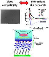 Graphical abstract: Mechanism underlying bioinertness of self-assembled monolayers of oligo(ethyleneglycol)-terminated alkanethiols on gold: protein adsorption, platelet adhesion, and surface forces