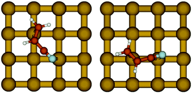 Graphical abstract: Density functional theory study of the structure and vibrational modes of acrylonitrile adsorbed on Cu(100)