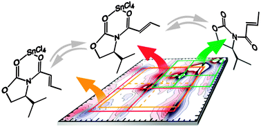 Graphical abstract: Structure analysis of substrate catalyst complexes in mixtures with ultrafast two-dimensional infrared spectroscopy