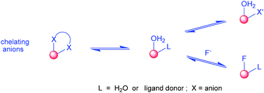 Graphical abstract: Anion binding in water at lanthanide centres: from structure and selectivity to signalling and sensing