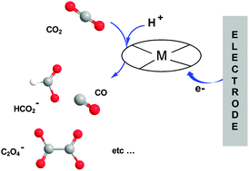 Graphical abstract: Catalysis of the electrochemical reduction of carbon dioxide