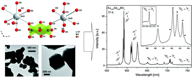 Graphical abstract: Revision of structural properties of GdBO3 nanopowders doped with Eu3+ ions through spectroscopic studies