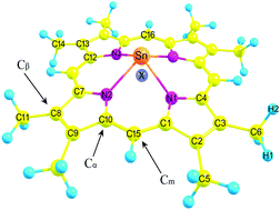 Graphical abstract: Molecular structure and bonding in octamethylporphyrin tin(ii), SnN4C28H28