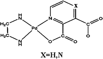 Graphical abstract: Two new palladium(ii) complexes: synthesis, characterization and their interaction with HeLa cells