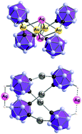 Graphical abstract: Electronic structure and geometries of o-carborane derived cyclic structures [{μ-1,2-(C2B10H10)nMn}Agm]z−, M = {Au, Hg}, n = {3, 4}, m = {0, 1, 2}, z = {n − m, −m}