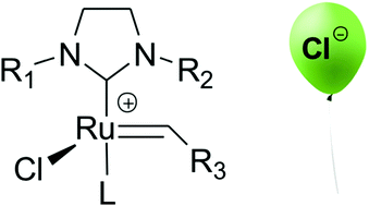 Graphical abstract: Energetics of the ruthenium–halide bond in olefin metathesis (pre)catalysts