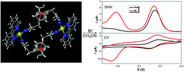 Graphical abstract: Self-assembly of metallomacrocycles with dipyrazole ligands and anion sensing of [Pd4Fe2] macrocycle with ferrocene-based dipyrazole ligand