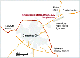 Graphical abstract: Atmospheric particulate matter levels, chemical composition and optical absorbing properties in Camagüey, Cuba