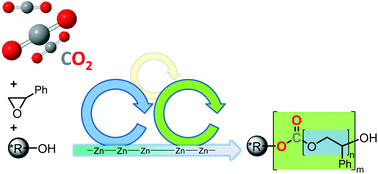 Graphical abstract: Hybrid sol–gel double metal cyanide catalysts for the copolymerisation of styrene oxide and CO2