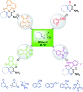 Graphical abstract: Glycerol as a biodegradable and reusable promoting medium for the catalyst-free one-pot three component synthesis of 4H-pyrans