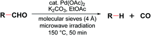 Graphical abstract: Microwave-assisted palladium mediated decarbonylation reaction: synthesis of eulatachromene