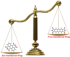 Graphical abstract: An efficient strategy for designing n-type organic semiconductor materials—introducing a six-membered imide ring into aromatic diimides
