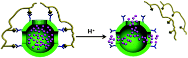 Graphical abstract: Mesoporous silica nanoparticles functionalized with a thymidine derivative for controlled release