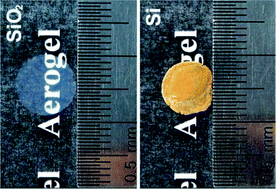 Graphical abstract: Freestanding monolithic silicon aerogels