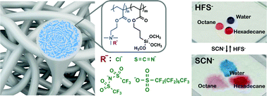 Graphical abstract: Counterions-exchangeable, multifunctional polyelectrolyte fabrics