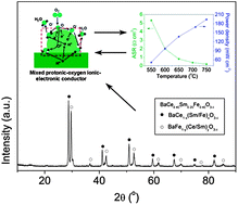 Graphical abstract: A novel cobalt-free cathode material for proton-conducting solid oxide fuel cells